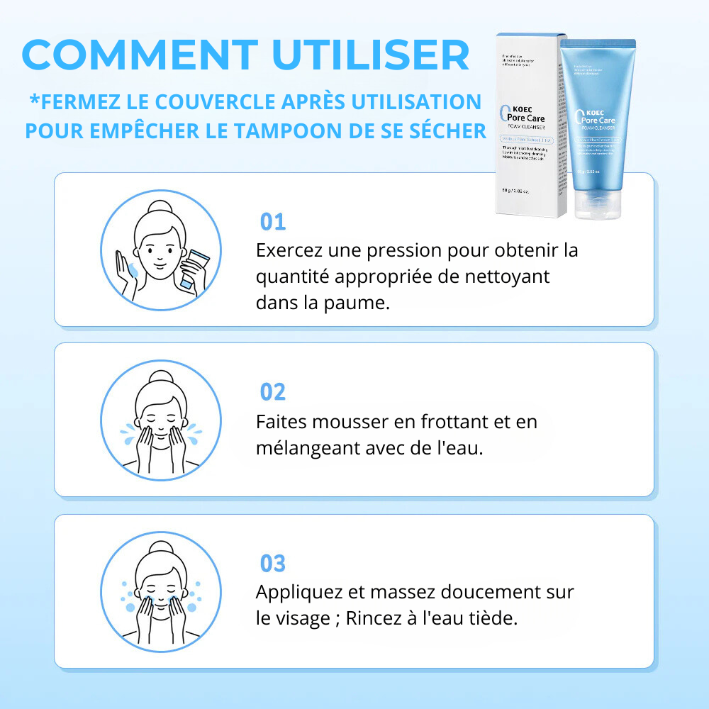 PureIsabella™ - Nettoyant Mousse pour le Soin des Pores